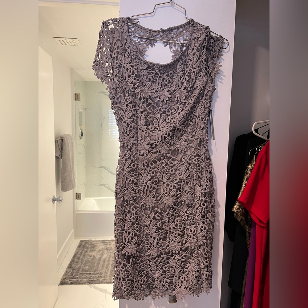 “Lace” backless dress